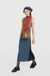 YANYAN KNITS 2025 Fall/Winter Collection: Stand-up Collar Vest (YYK-YYW25-1631-PS) - Color Block Design